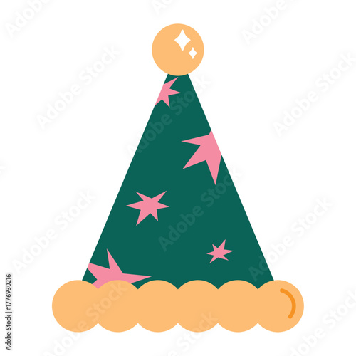 Party hat full of colors