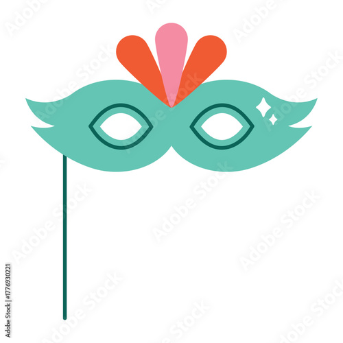 Mysterious mask for a big party