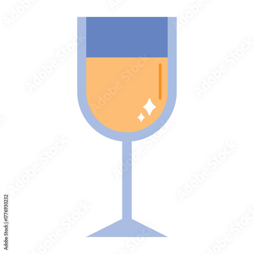 Wine glass for toasting with family