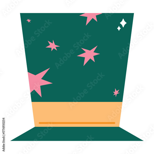 Party hat full of colors