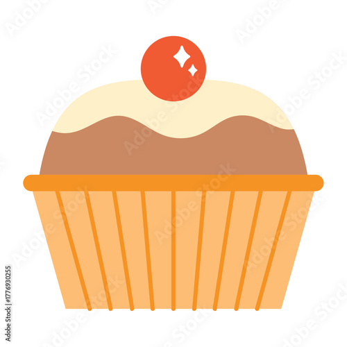 Cupcakes decorated with colorful frosting