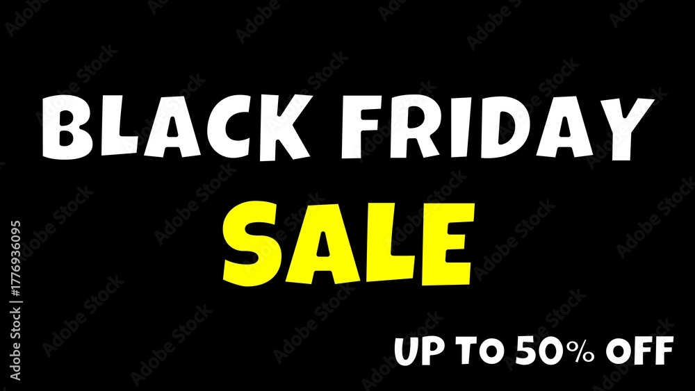 Fototapeta premium Black Friday sales promo special offer