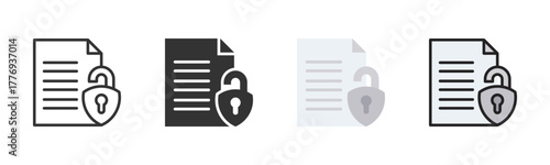 Decryption Icon Pack In Multiple Styles