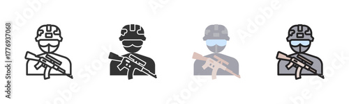 Special Forces Icon Pack In Multiple Styles