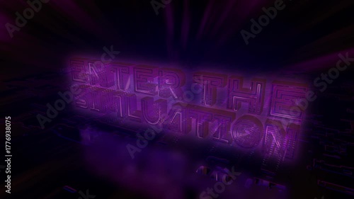 Enter the Simulation Amethyst Color Scheme