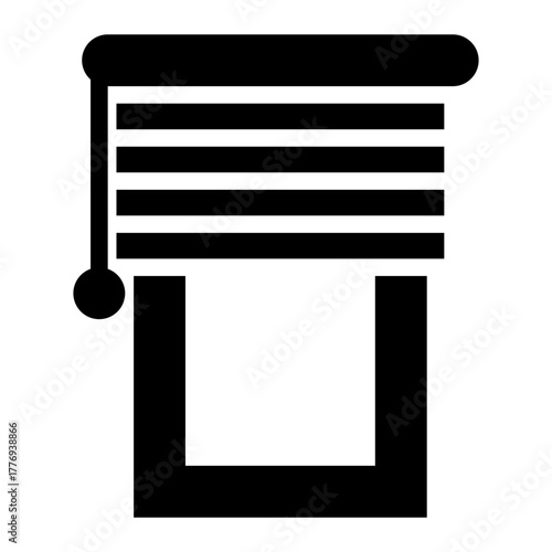 blinds glyph icon