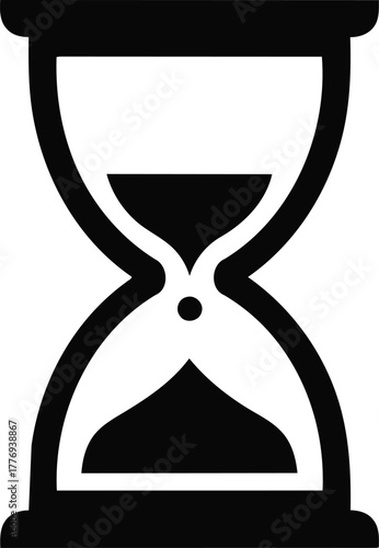 Hourglass icon representing the passage of time and waiting.