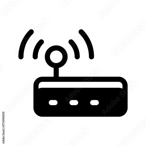 Wifi Router Icon Vector Symbol Design Illustration