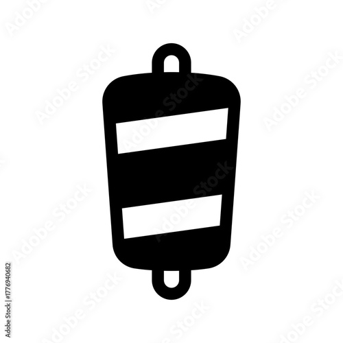 Kebab Doner Icon Vector Symbol Design Illustration