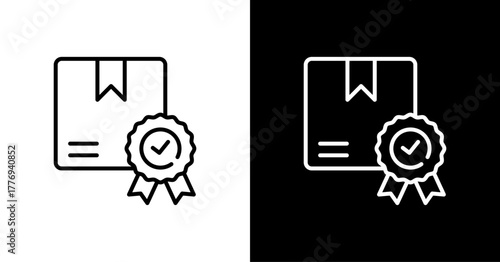 Good Product  White Icon Set Design