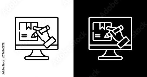 Product Design  White Icon Set Design