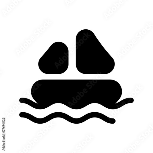 Yacht Icon Vector Symbol Design Illustration