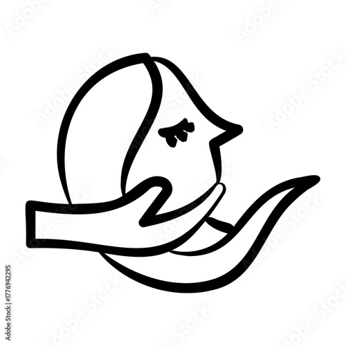 Beauty Treatment Icon - Handdrawn