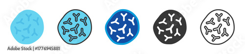 antigen icon set multi style various collection
