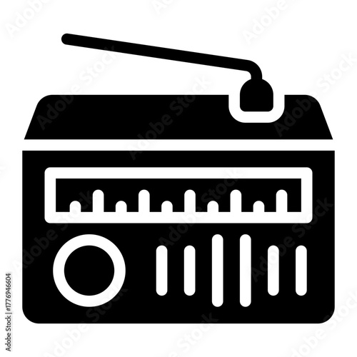 radio glyph icon