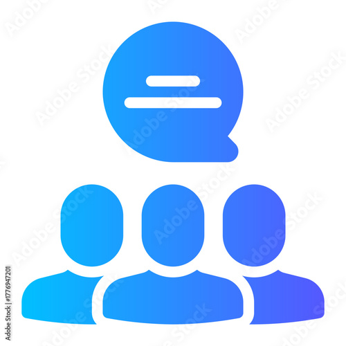 social gradient icon