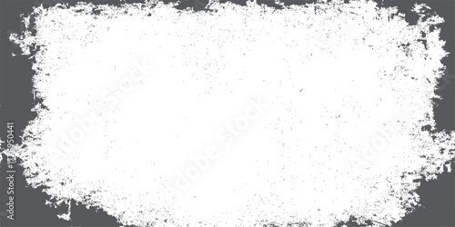 Black paint splash frame on dirty grunge wall texture background