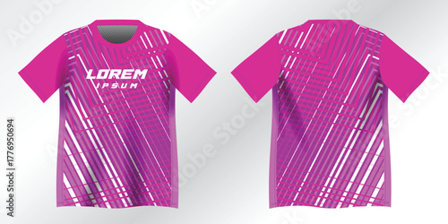 abstract purple and pink background pattern for sport jersey design mockup
