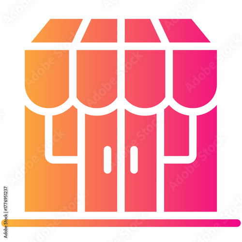store gradient fill icon