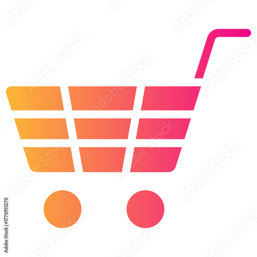 cart gradient fill icon