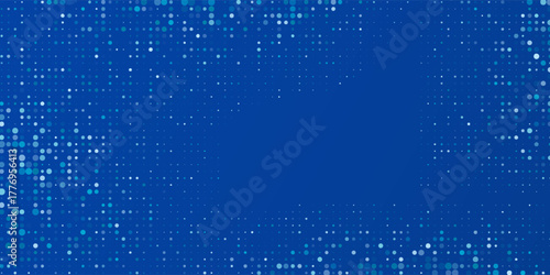 Simple Blue Tech Finance Fintech Background Abstract Pixel Pattern. Abstract Business Tech Science Art Modern
