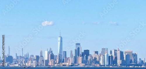 Photos Downtown Manhattan as seen from Staten Island