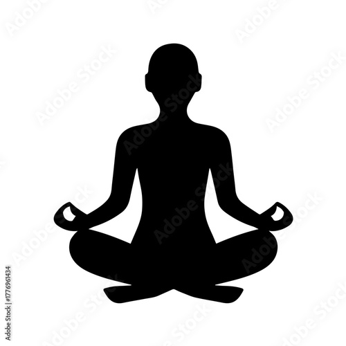Human Meditation Pose