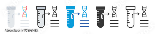 biochemistry icon set multi style various collection
