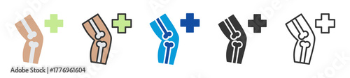 orthopedic icon set multi style various collection