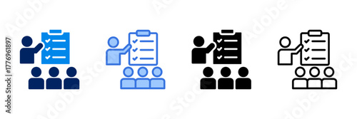 Planning  Icon Set Different Style Collection 