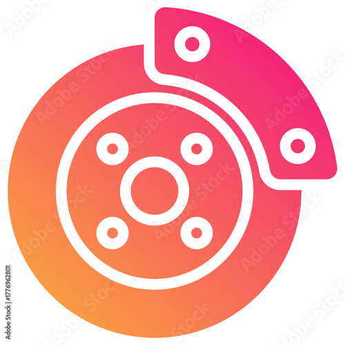 brake gradient fill icon