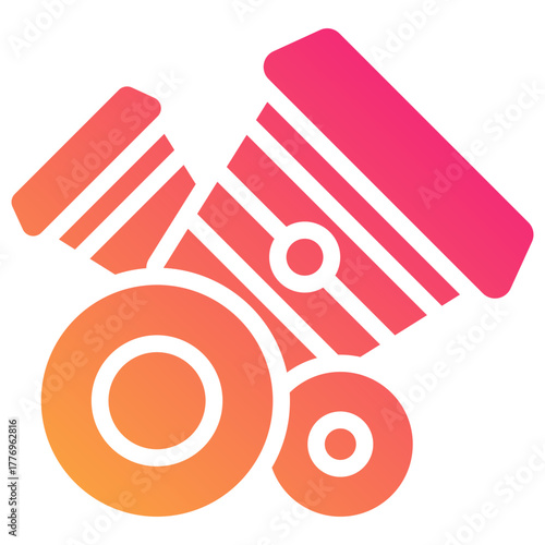 motor gradient fill icon