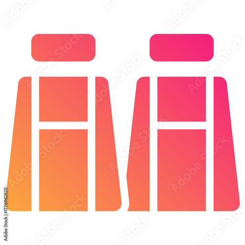 car seats gradient fill icon