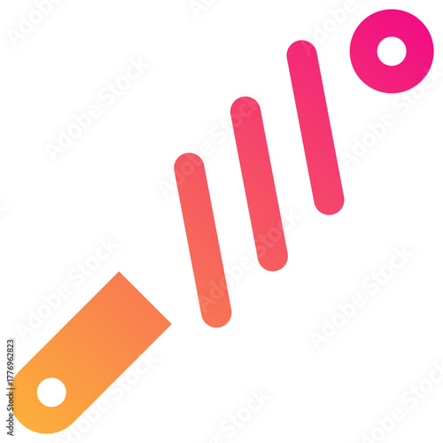 shock absorber gradient fill icon