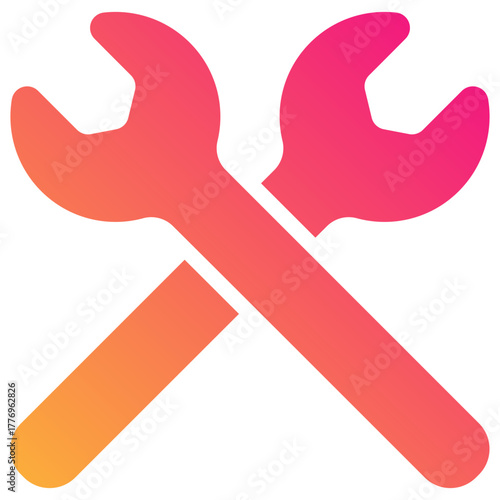 wrench gradient fill icon