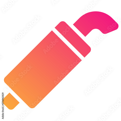 exhaust gradient fill icon