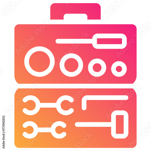 toolbox gradient fill icon