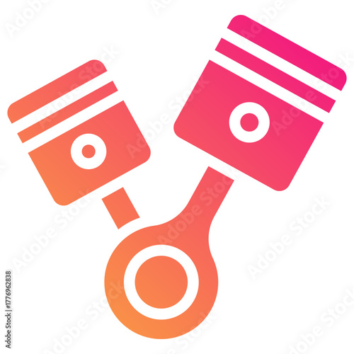 piston gradient fill icon