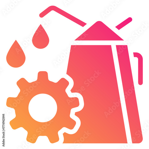 oil gradient fill icon