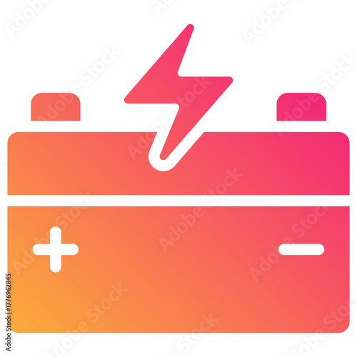 battery gradient fill icon