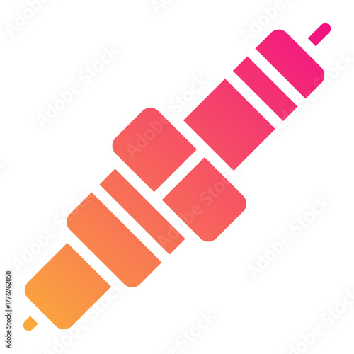 spark plug gradient fill icon