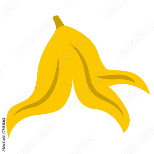 Banana peel representing organic waste, highlighting composting potential and natural decomposition as part of zero-waste lifestyle and circular economy.