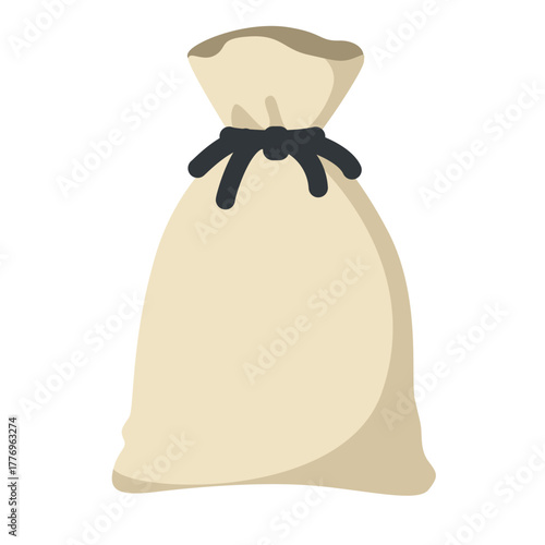 Paper trash bag symbolizing household waste collection and proper disposal methods, essential for hygiene, sanitation, and community environmental responsibility.