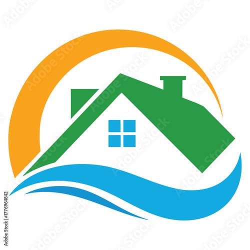 Real estate property and construction logo design perfect for business branding corporate identity and creative company design in construction sector