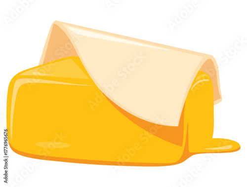 Toffee illustration isolated on white background ideal for candy dessert packaging food recipe or sweet confectionery themed vector artwork design