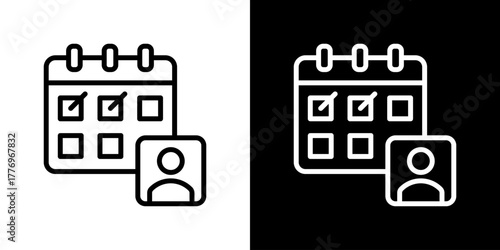 Leave Icon Set. Clean Line Design With Light And Dark Versions For Versatile Use. 