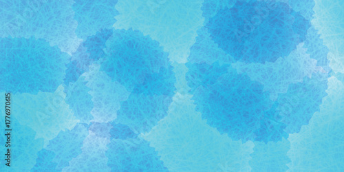 青　和柄　幾何学　模様　背景