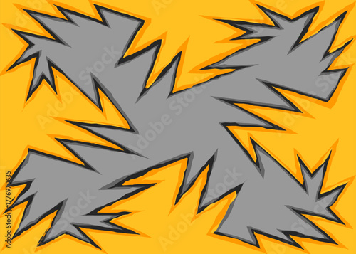 Abstract background with some sharp and rough pattern and with some copy space area