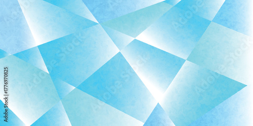 青　和柄　幾何学　模様　背景