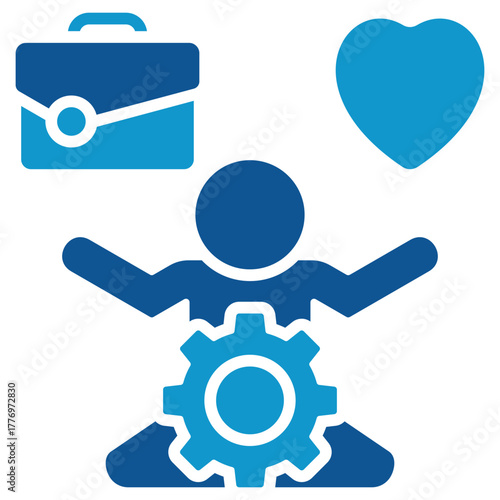 Work Life Balance Icon